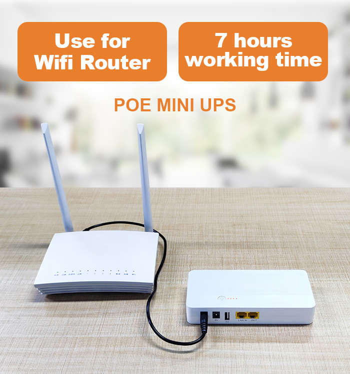 MINI UPS for wifi router